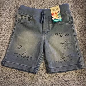 NWT Garanimals Baby Drawstring Denim Shorts – Stay Chill 3T